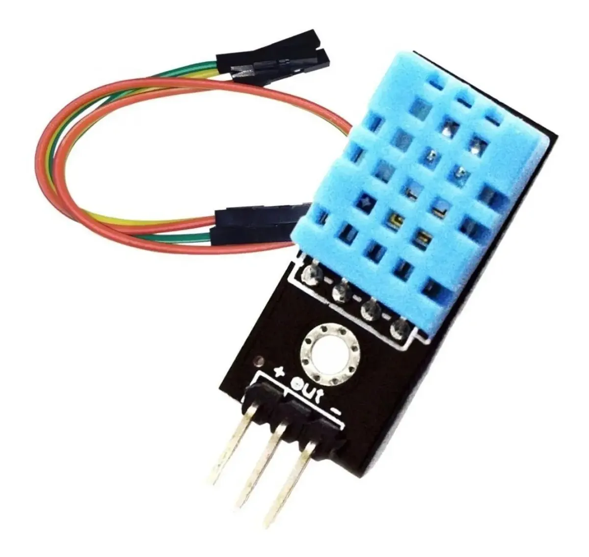 Dht11 Sensor Humedad Temperatura Cable Dht Pcbready A0100