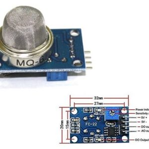 Modulo Sensor Gas Propano Butano Mq6 Detector Glp Mq 6 A0065